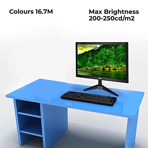 Image of FOXIN FM 1950 Glaze 19 inch LED Full HD Resolution - HDMI + VGA Port, True Pixel & Eco Friendly BIS Approved LED Computer Monitor with Wall mounting Option | 365 Days Warranty