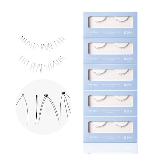 EYEME Eyelash x Artist Collaboration NO.U21 Under – 5 Set Pack, Lightweight False Eyelashes for a Natural Underlash Look, Soft Lashes for Lower Lash Styling, Glue Not Included, K-Beauty