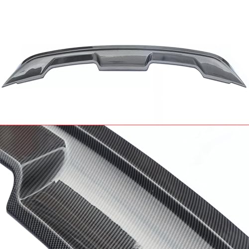 Rear Trunk Spoiler Wing Compatible with Ford Mustang 2015-2024 GT/EcoBoost/V6/V8/Shelby 2-Door Models, Carbon Fiber Style - Image 4