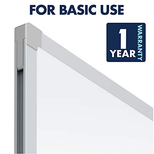 Mead Whiteboard, White Board, Dry Erase Board, 3' X 2', Silver Aluminum Frame (85356) #TOP2