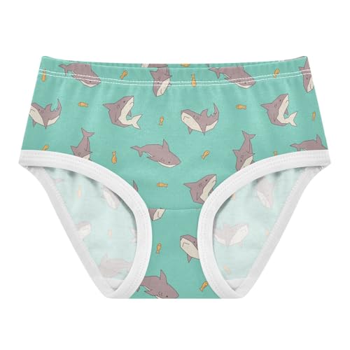 Girls' Underwear Sharks Cotton Stretch Comfort Toddler Panties