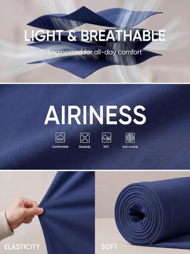 Image of JMIERR Men's Casual Baggy Pants Lightweight Wide Leg Lounge Travel Pants Streetwear with Pockets