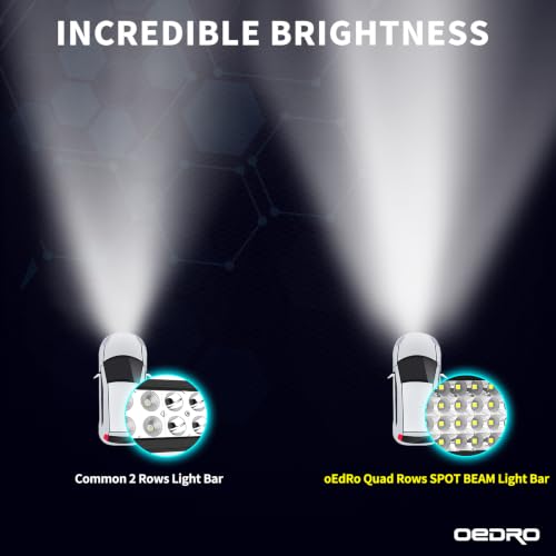 Image of OEDRO 24 Inch LED Light Bar Curved (w /Mounting Bracket) Quad-Row