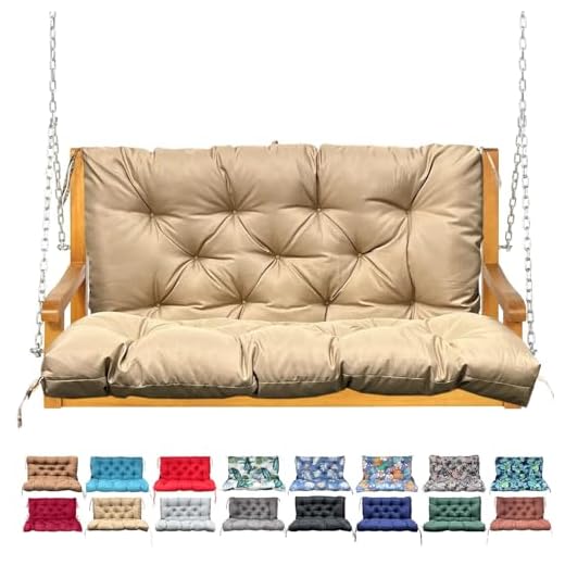 Waterproof Porch Swing Cushion Set