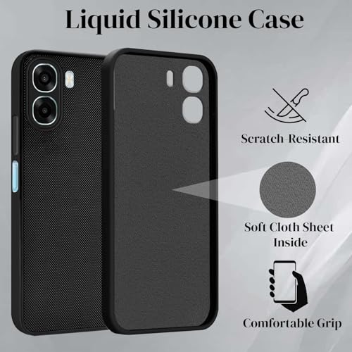 Image of Jkobi Rubberised Back Case Cover for Oppo A6X | Oppo A6S (Textured Grip Design | Micro-Fiber Cloth Inside | Slim and Light Weight | Soft Touch and Feel)