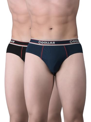 Image of Dollar Bigboss Men's Solid Cotton Brief (Colour May Vary)