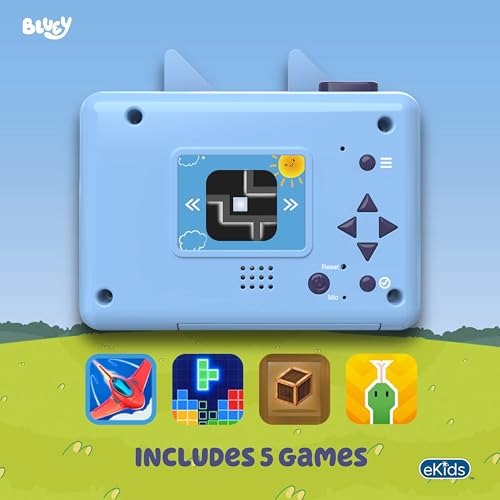 Image of Bluey Kids Camera with SD Card, Digital Camera with Video Recording