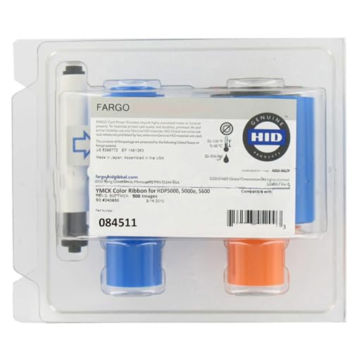 Ribbon color YMCK para impresoras HDP5000 Fargo miniatura 1