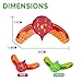 Huucozn 2 Stück Unterwasser Glider, Teufel Fisch Schwimmbad Spielzeug Pool Spielzeug Wasserspielzeug Tauchspielzeug Interessantes Tauchtiere Wasser Spielzeugs Fische Poolparty Geschenk
