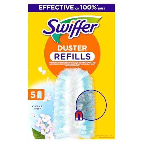 Swiffer Staubmagnet Trap & Lock Nachfülltücher, Mit Dem Duft Von Febreze, Fängt Und Schließt Staub Ein 5-er Pack