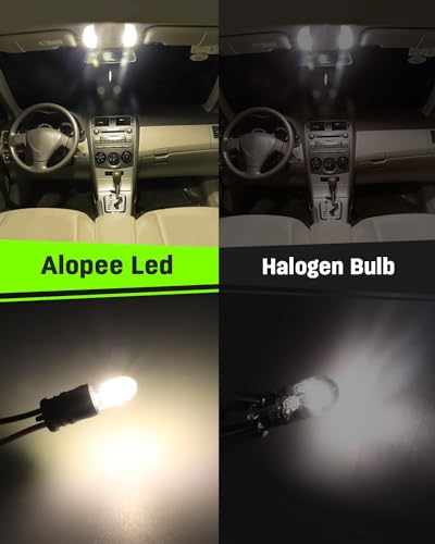 Image of Alopee T10 Wedge Led Bulb Neutral White 3500K 12V DC, Pack of 10