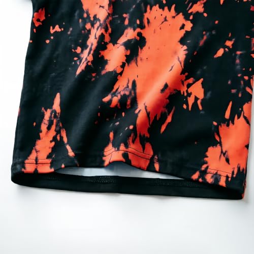 Image of Boys Tie Dye Shirts 3-12 Years Hippies Crewneck Kids Short Sleeve Tee | Boys Tie Dye Shirts