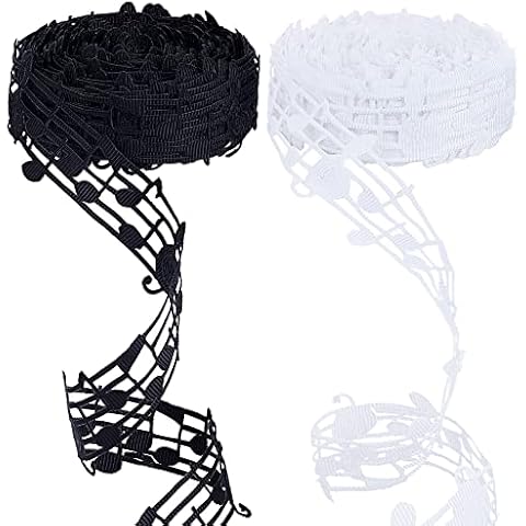 PH PandaHall Music Note Ribbon 20 Yards Cover