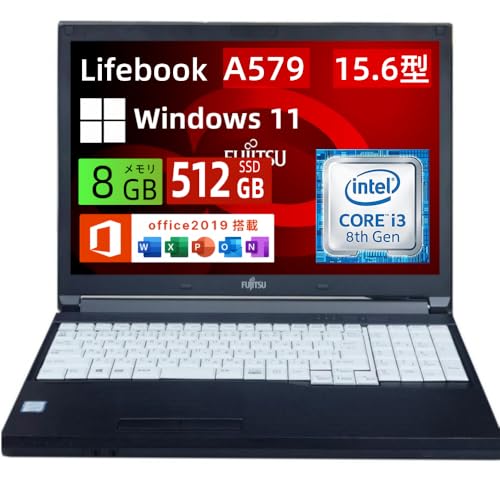 美品 富士通 LIFEBOOK A579/A Amazon.co.jp: 【中古】 富士通 LIFEBOOK A579/A ノートパソコン