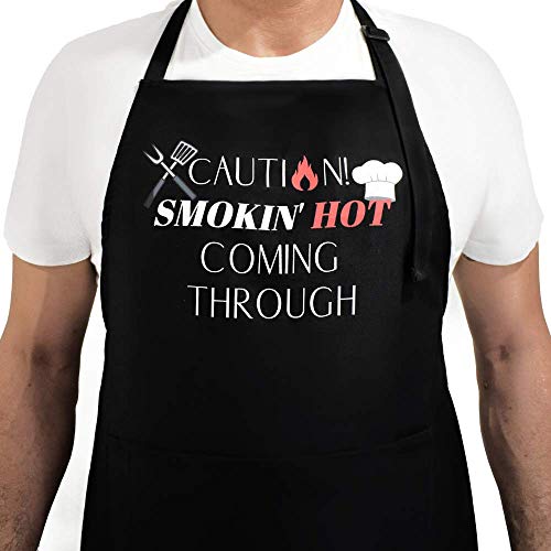 Funny Apron for Men BBQ Apron Perfect for Dad, Boyfriend, Friend, or Any