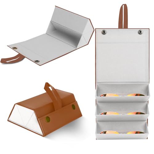 Image of Travel Sunglasses Organizer, Sunglasses Travel Case for Multiple Pairs, Multiple Glasses Travel Case for Women, Men