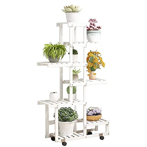 Support en bois pour pot de fleurs idéal pour décorer votre salon et patio