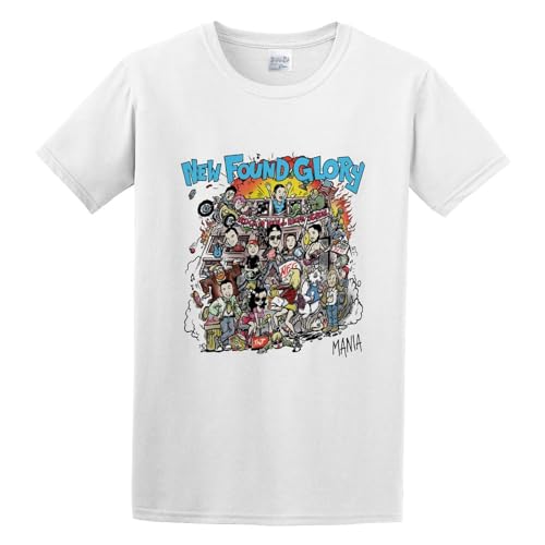 Photo de New Found Glory Mania Graphic Mens Short Sleeve White 3XL