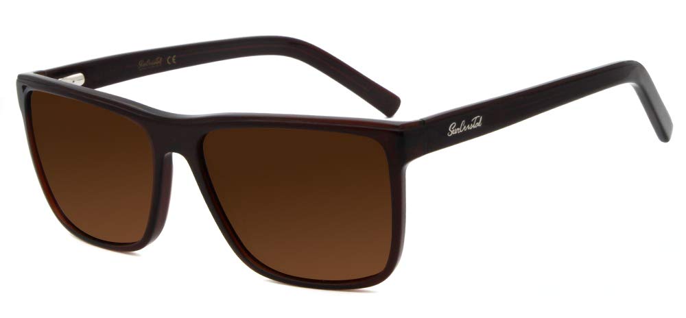 Polarized Sunglasses for Men Unisex big Frame UV400 Protection Square Sun Glasses