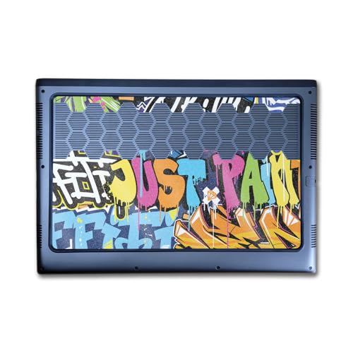 Image of Glossy Glitter Laptop Skin Compatible with Alienware M16 R2 (2024) - Just Paint - Premium 3M Vinyl Protective Wrap Decal Cover - Easy to Apply | Crafted in The USA by MightySkins