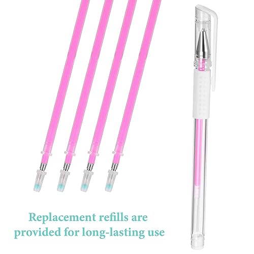 Beaupretty marcador para cejas con punta fina rosa, 4 piezas miniatura 2