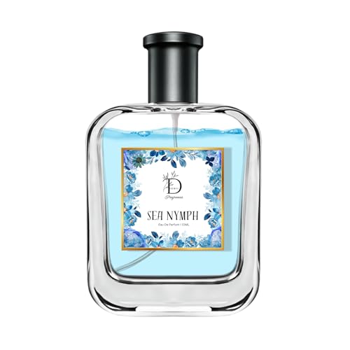 Image of DIONII SEA NYMPH Womens Eau De Parfum Perfume | Long Lasting Aquatic Fragrance With Lilac & Damask Rose, 50 ML