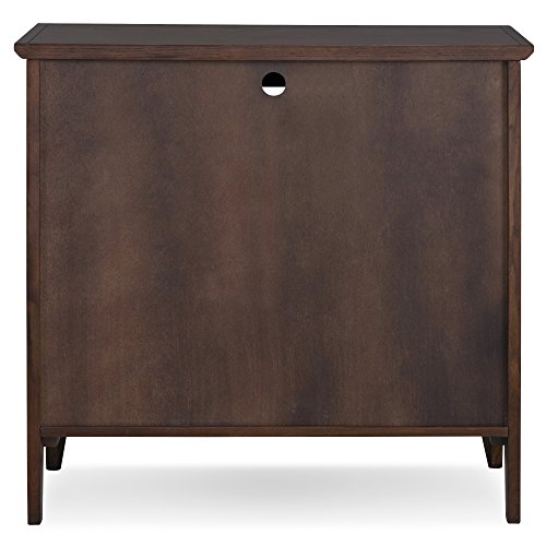 Image of Leick Home Ryan Curio Cabinet, 30 inch, Chocolate Oak