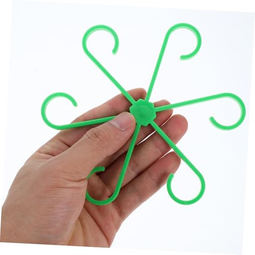 Image of BESPORTBLE Plant Support Stakes for Indoor Plants, 8Pcs Plastic Climbing Houseplant Stem Supports Reusable Plant Climbers Stem Holders Growth Accessories for Plant