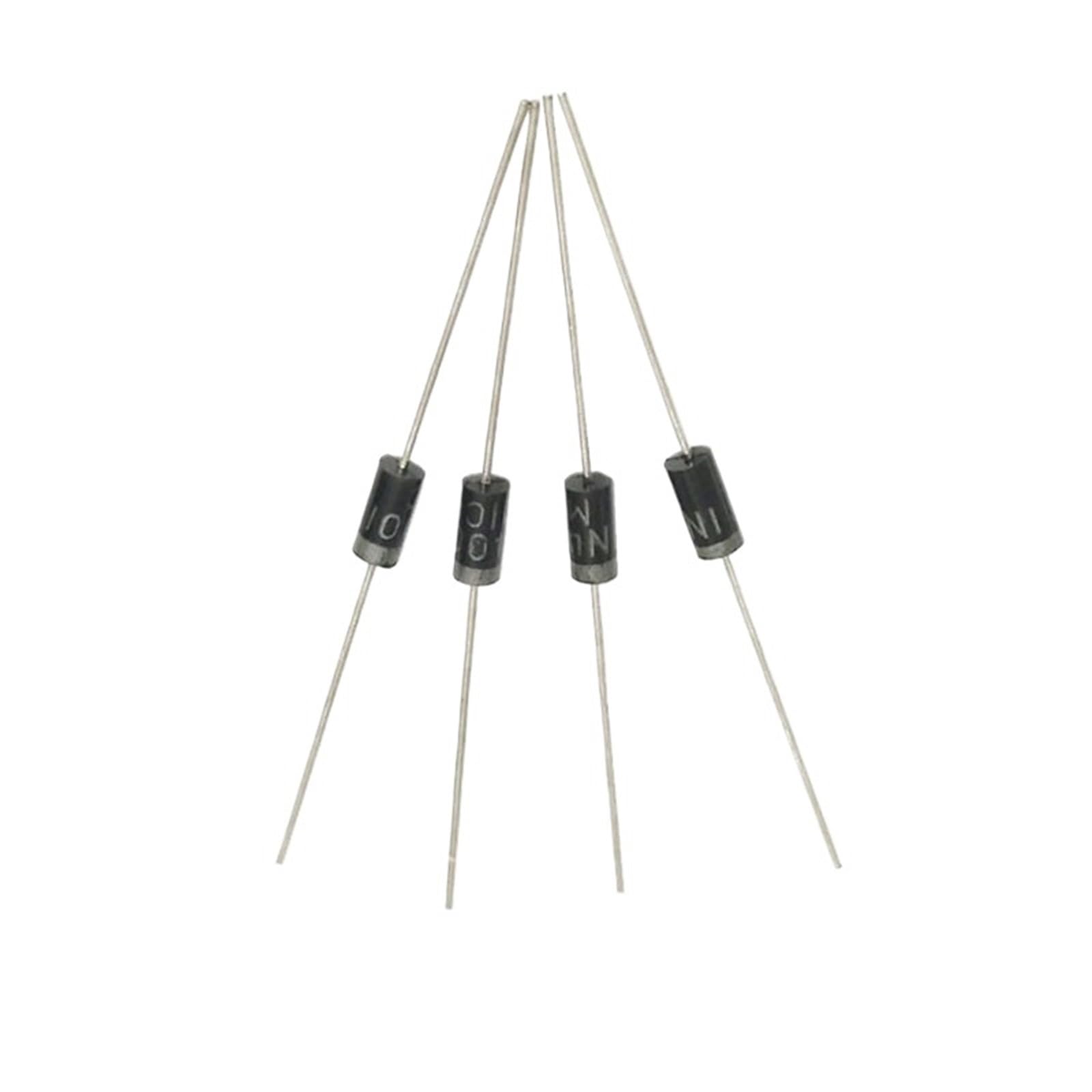 Lot de 100/200 diodes de redressement Rapide 1N4001 DO-41 1A/50V Haute Puissance(100Pcs)