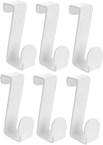 ABOOFAN 6 unids multifuncional z gancho gancho inodoro asiento gancho soporte soporte cocina gancho soporte inodoro hogar gancho colgante gancho