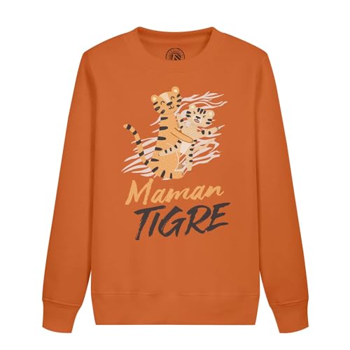 Sweat enfant motif tigre mignon pour l'école et les sorties