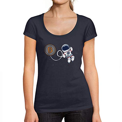 Women's Graphic T-Shirt Bitcoin to The Moon HODL BTC Crypto Funny Eco-Friendly Limited Edition Short Sleeve