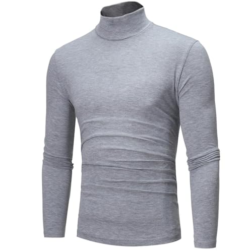 Men's Pullover Sweaters Long Sleeve Slim Fit High Elastic Casual Breathable Knit Pullovers2