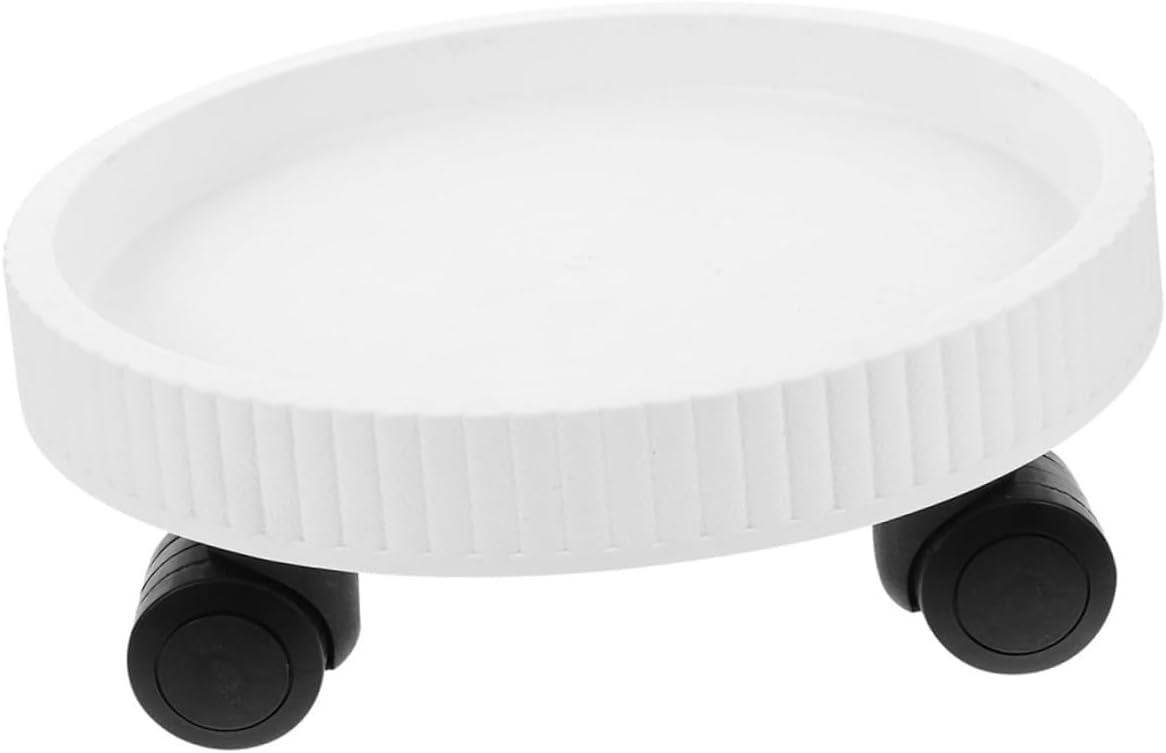 Rolling Plant Tray Wheels Convenient Thickened Flower Pot for Use Plant Stand for and Water
