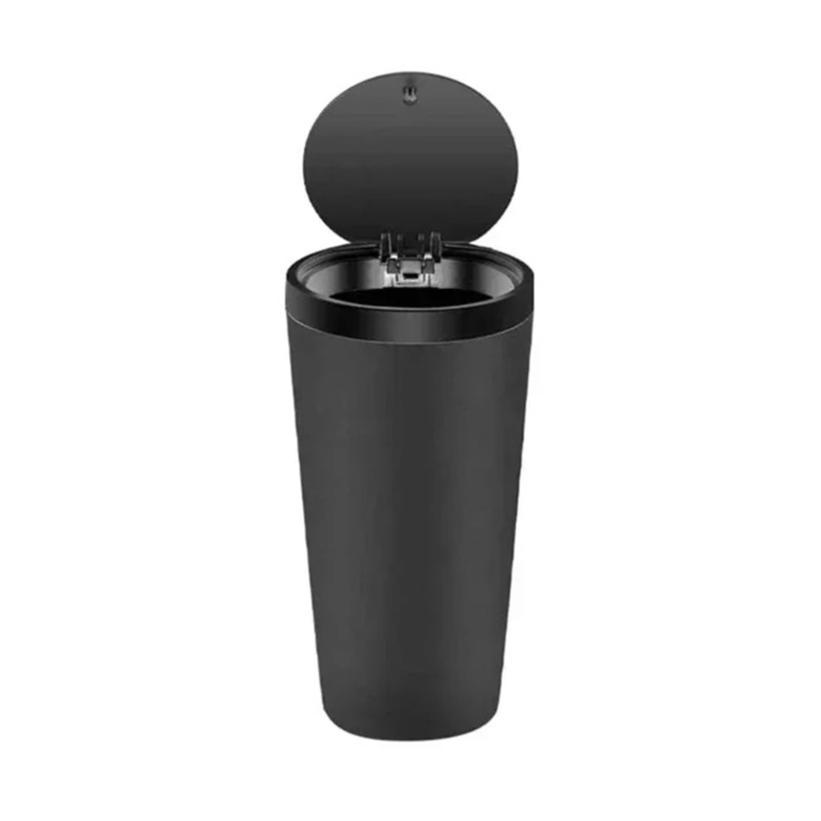Basurero para coche compacto automóvil con tapa negra de presión 8