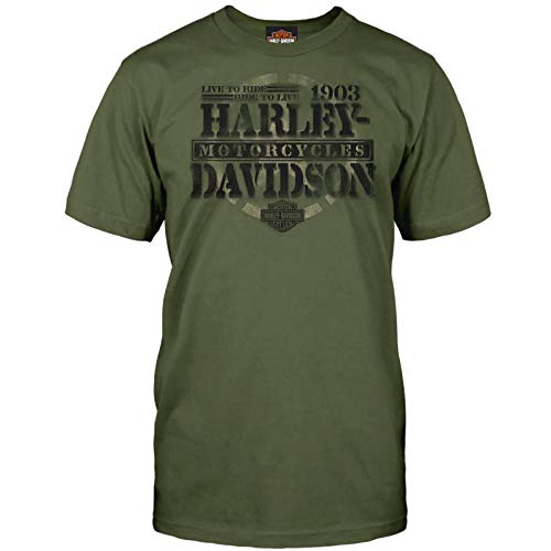 Harley-Davidson Military, Exclusive Overseas Tour, Men's Licensed H-D Brand T-Shirt, Military Honor