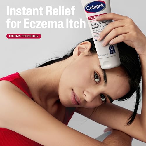 Cetaphil RESTORADERM Eczema Flare-Up Relief Cream, Colloidal Oatmeal, 8oz - image 4