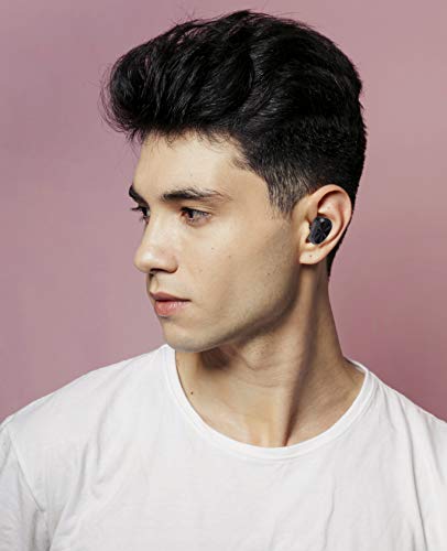 Image of Klef TWS True Wireless Bluetooth 5.0 Ipx7 in-Ear Headphones /Headset /Earphones with Handsfree Mic (Matt Black)