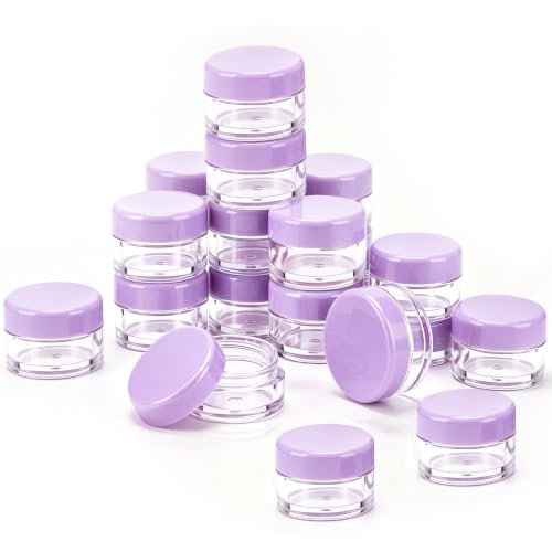 Eternal Moment 50 Pack 5G Sample Containers with Lids Cosmetic Small Jars