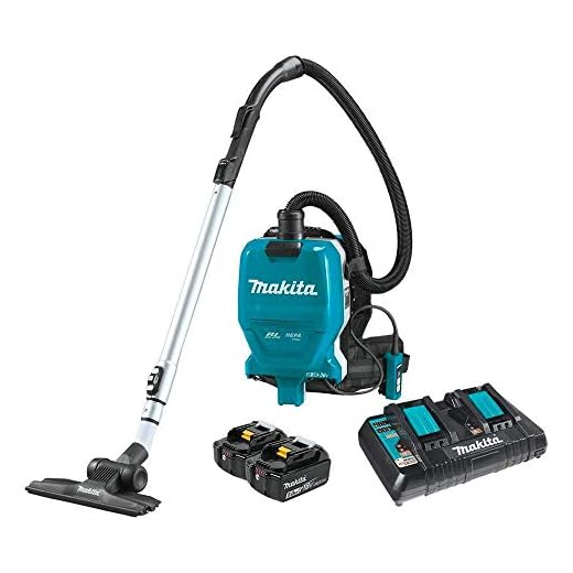 Makita XCV09PT 18V X2 LXT® Lithium-Ion (36V) Brushless Cordless 1/2 Gallon HEPA Filter Backpack Dry Vacuum Kit (5.0Ah)