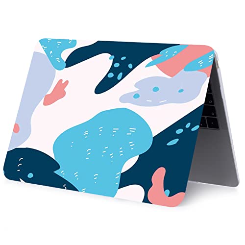 Image of TechTrendz Case Compatible with MacBook Pro 16 inch Case 2025 2024-2021 M4 M3 M2 M1 A3403 A3186 A2991 A2780 A2485 Pro Max Hard Shell Case Cover - Blue Theme - Colorful Graffiti Design