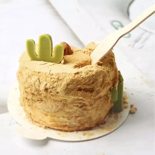 PARENCE.- Set di 100 forchette in legno - Posate in legno usa e getta, forchette Utensili ecologici e biodegradabili per feste, compleanni, campeggio, picnic 100 pezzi - 15,6 cm - immagine 5