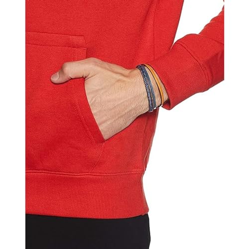 Image of Boy's Cotton Fleece Hooded Sweatshirt with Kangaroo Pocket