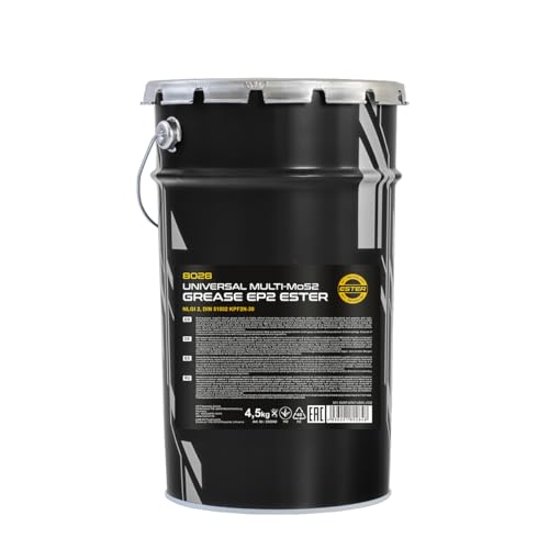 Image of MANNOL 8028 EP-2 Multi-MoS2 Ester | High Load Capacity | Heavy-Duty Grease | Industrial Lubricant | High Performance Grease | Universal Grease | Imported From Germany(4.5kg)