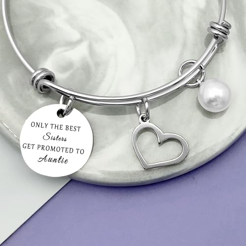 Promoted To Auntie Gift New Auntie Gifts Jewelry Pregnancy Announcement Gifts for Aunt First Time Auntie to be Gifts New Aunt Gifts from Sister New Aunt Jewelry Expecting Aunt Gift Mother's Day Gift4