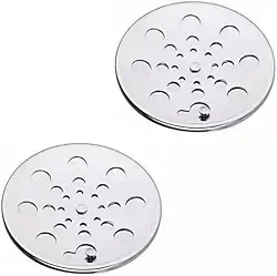 Kit 2 Unidades Ralo (tampa) Grelha Redondo 10x10 Abre e Fecha em Aço Inox - LOJA ROCCAMARE