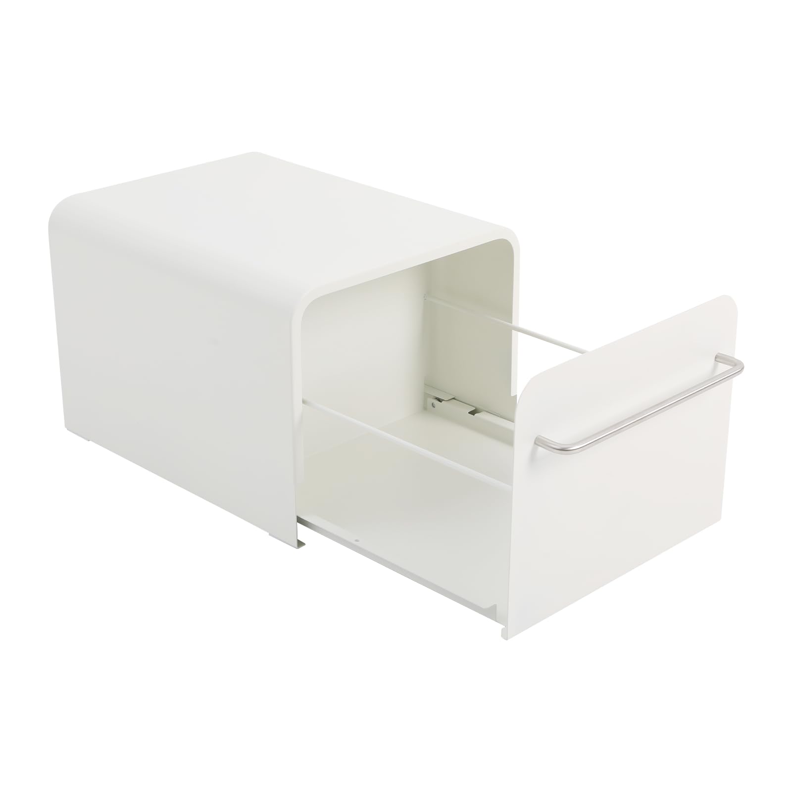 Arbeitsplatten-Schublade, Tischschublade mit Gleitführung, Küchen Organizer, Staubgeschützte Aufbewahrungsbox für Küchenutensilien, Kosmetik, Büro & Haushalt, 35 x 28,3 x 23 cm