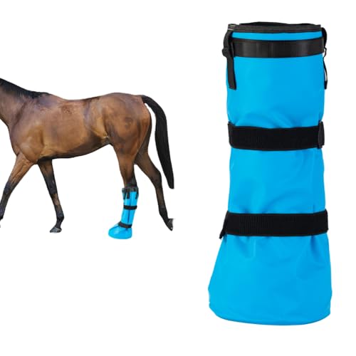 GARFTAI Horse hoof Soaking Boot,Easy use Soaker Bag, Equine Soaking Boot, Hooves Care Treatment Bucket
