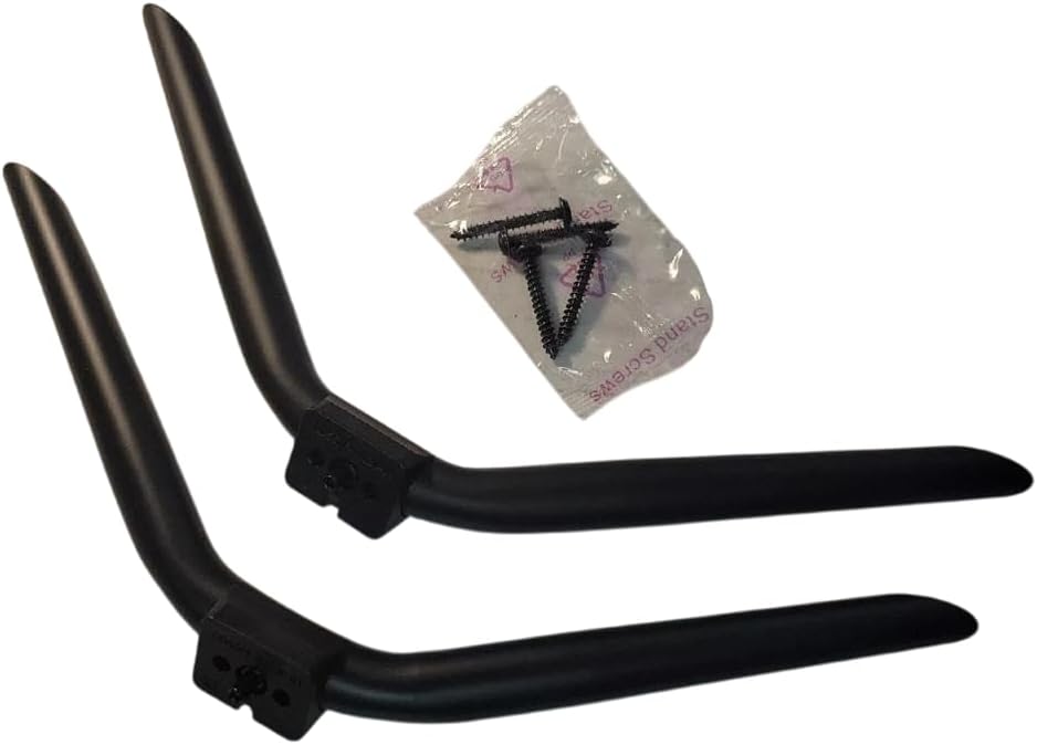 Original TV Base Stand Legs for ONN Roku Smart TV - 55" Model 100012586 (Screws Included).