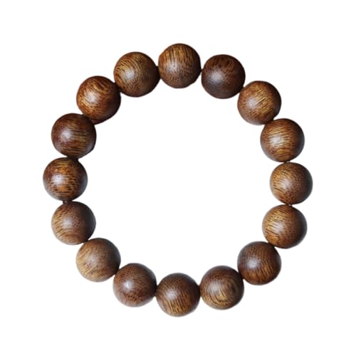 Nyzhmy Agarwood 14mm Hui'an Ripe Knot Bead Rosary